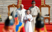 Pope Francis concludes his first working day in Mongolia