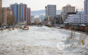 There are 15 locations of meltwater spate in Ulaanbaatar
