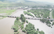 Tuul River is at its worst level of flooding since 1966