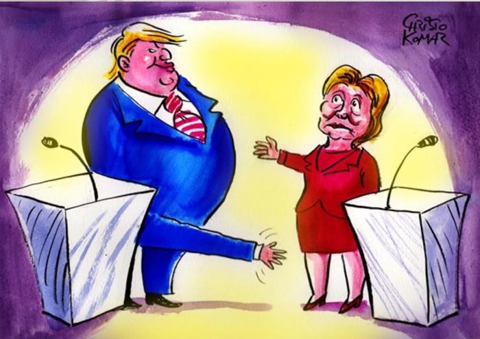 Кристи Комарницки/ Болгар (CagleCartoons.com) 2016