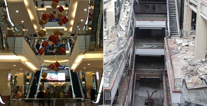 Алеппо хотын хамгийн том  худалдааны төв Схахба -2009 ба 2014
