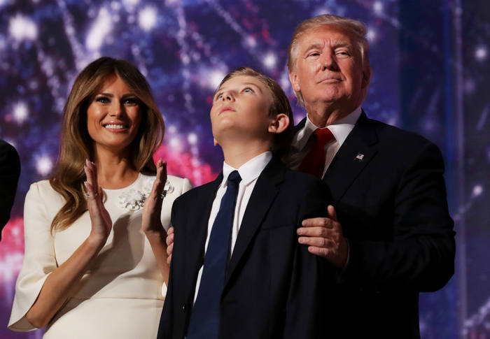 Меланья, Бэррон, Доналд Трамп
