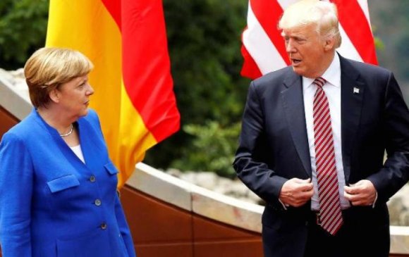 Меркель, Трамп нар утсаар ярьжээ