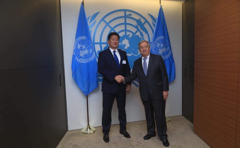 НҮБ-ын Ерөнхий нарийн бичгийн дарга А.Гутерресийг Монгол Улсад айлчлах урилгатайг дахин нотлов
