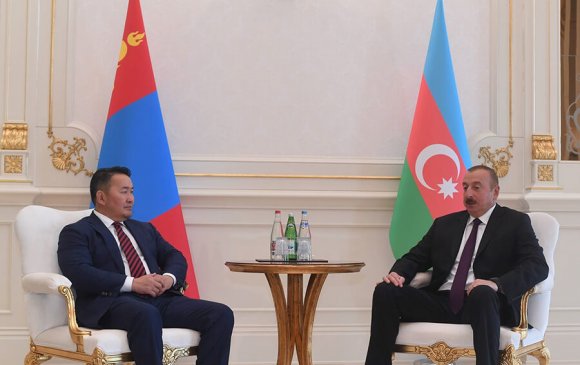 Ерөнхийлөгч Бүгд Найрамдах Азербайжан улсын Ерөнхийлөгчтэй уулзав