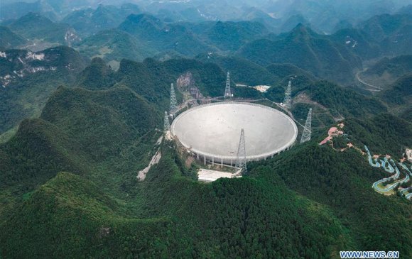 Дэлхийн хамгийн том радио телескопын төв Хятадад нээгдэнэ
