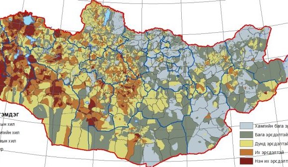 Нийт нутгийн 40 орчим хувьд цасан бүрхүүл тогтжээ