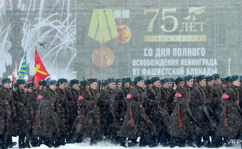 Ленинградын бүслэлт дууссаны 75 жилийн ойг тэмдэглэж байна