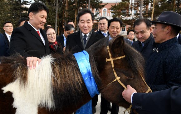 БНСУ-ын Ерөнхий сайд бэлгэнд авсан монгол морио “Солонго” хэмээн нэрлэжээ