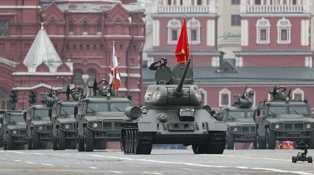 Celebrations of the Victory Day marking the anniversary of the victory over Nazi Germany in World War Two