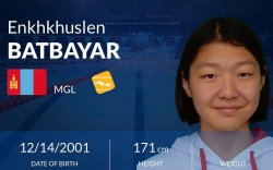 Б.Энххүслэн Монгол Улсын рекордыг шинэчиллээ