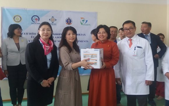Монгол, Тайваний ротари клубууд нялхсын эрүүл мэндэд дэмжлэг үзүүлж байна