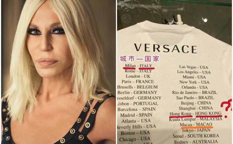 “Versace” Хонгконгийг тусгаар улс гэж бичсэндээ хүлцэл өчив