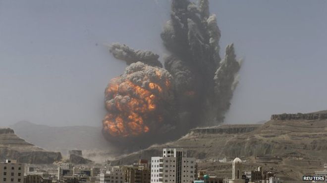 Йеменд агаарын цохилт өгсний улмаас 100 гаруй хүн амь үрэгджээ