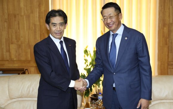 Япон-Монголын парламентын бүлгийн дэд даргыг хүлээн авч уулзлаа