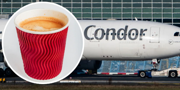 Аяга кофеноос болж онгоц осолдуулах шахжээ