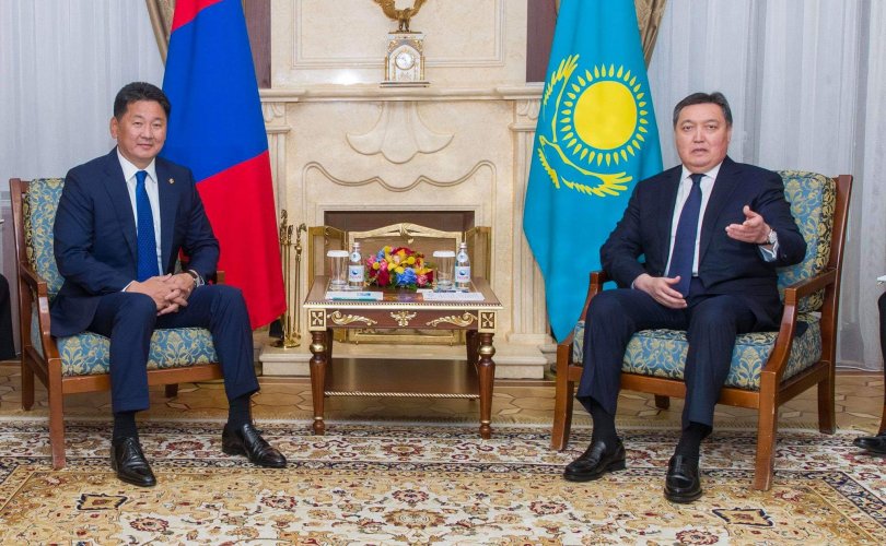 Монгол Улс, Бүгд Найрамдах Казахстан Улсын Ерөнхий сайд нар хэлэлцээ хийв