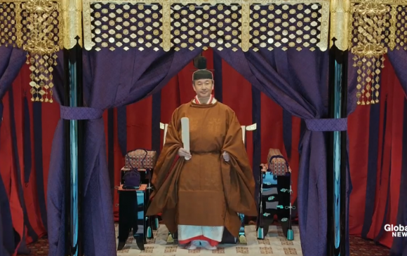 Японы эзэн хааныг хаан ширээнд залах ёслол болж байна