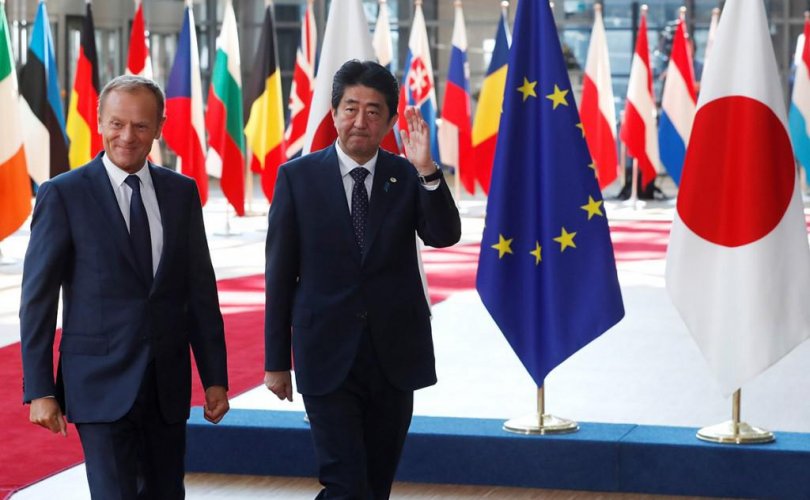 Хятадын нөлөөг бууруулах гэсэн Европын холбоо, Японы нөхөрлөл