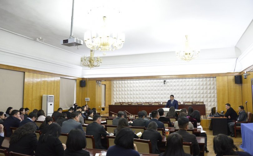 Монгол Улсын Их хурлын Тамгын газрын ажилтнуудын мэдээллийн цаг боллоо