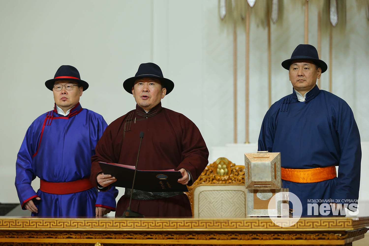 Монгол Улсын Үндсэн хуульд нэмэлт, өөрчлөлт оруулах эхийг баталгаажуулах ёслол
