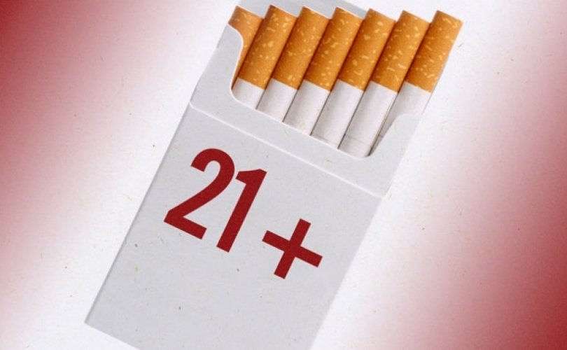 АНУ тамхи худалдаж авах насны доод хязгаарыг 21 болголоо