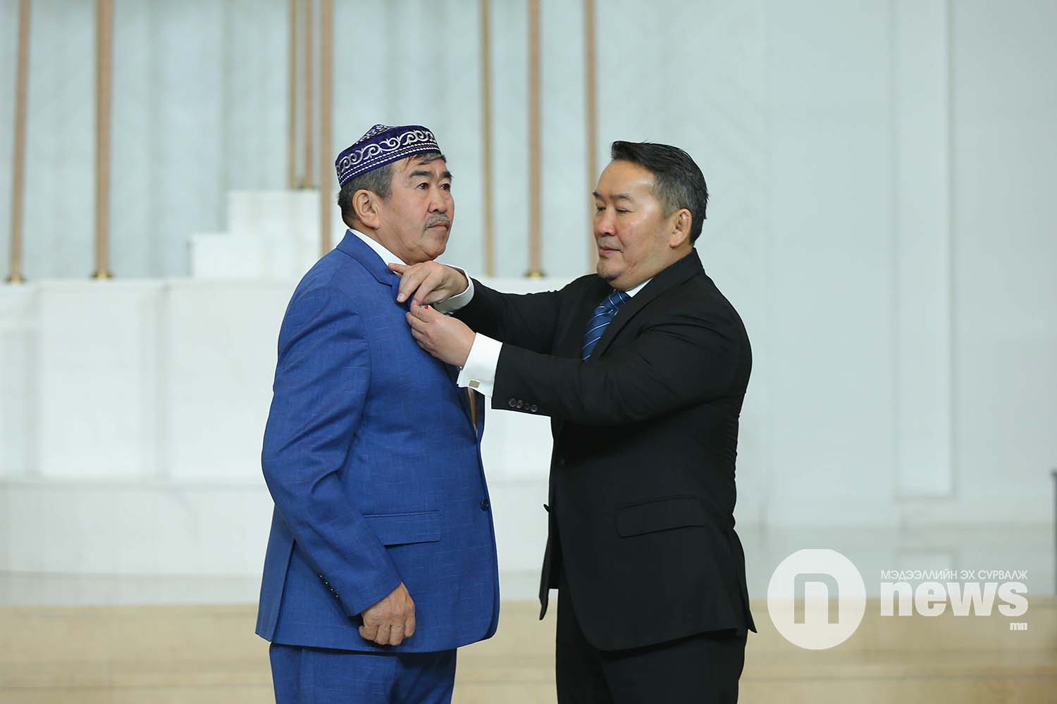 Монгол Улсын Ерөнхийлөгчийн зарлигаар Төрийн дээд одон, медаль гардуулах ёслол (16)