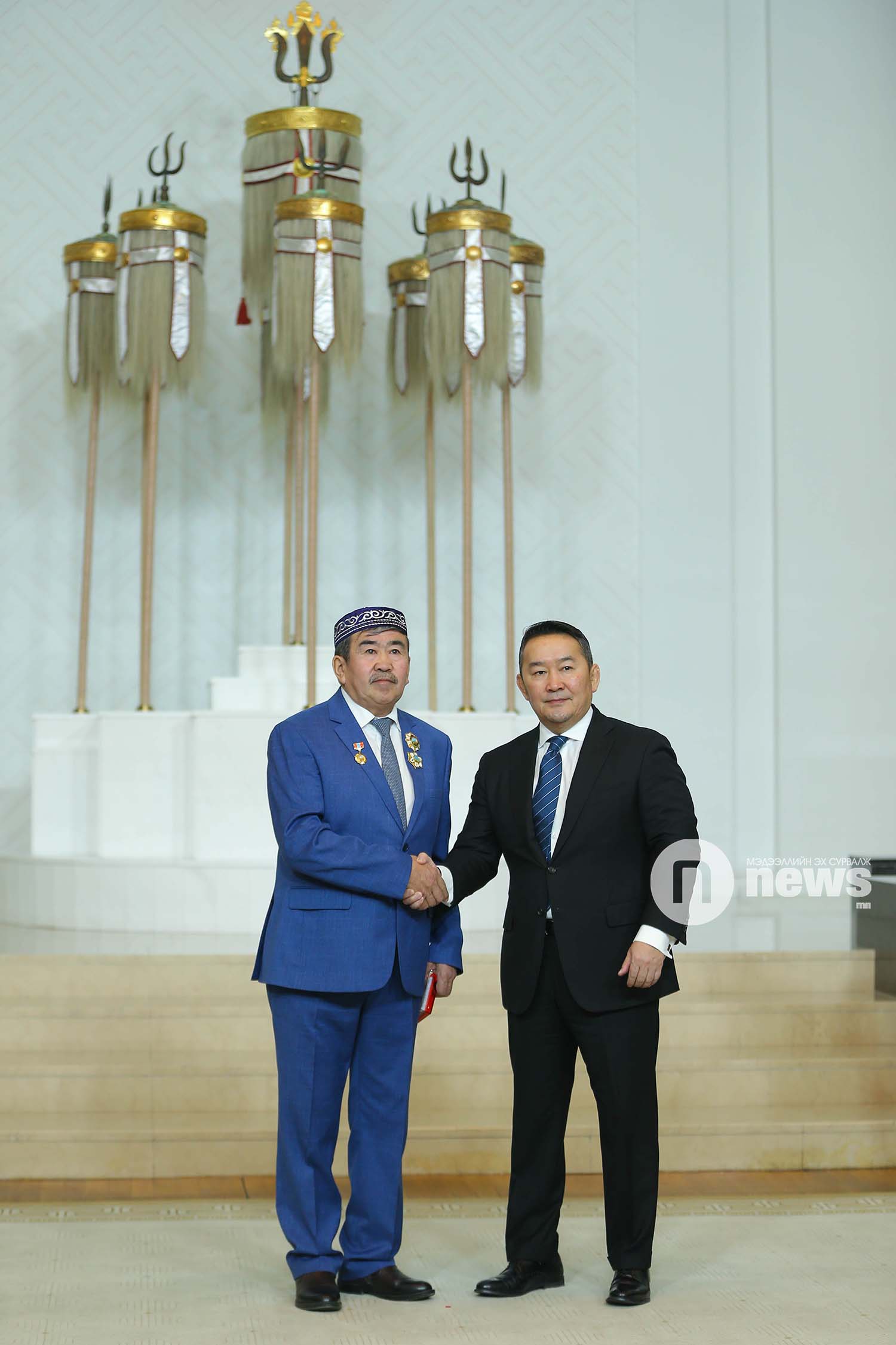 Монгол Улсын Ерөнхийлөгчийн зарлигаар Төрийн дээд одон, медаль гардуулах ёслол (17)