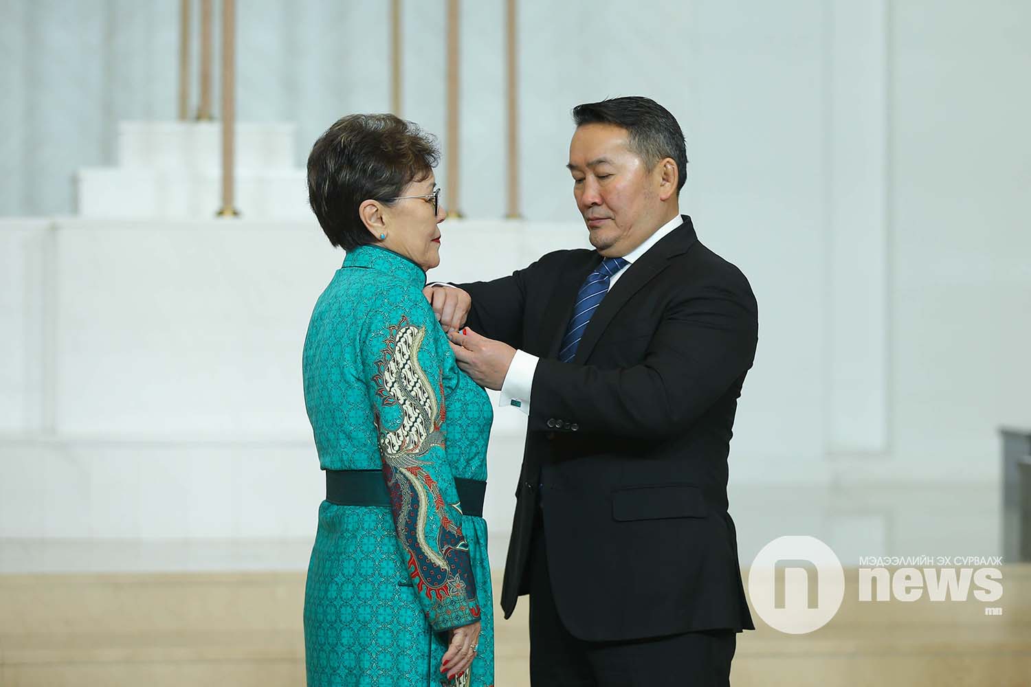 Монгол Улсын Ерөнхийлөгчийн зарлигаар Төрийн дээд одон, медаль гардуулах ёслол (22)