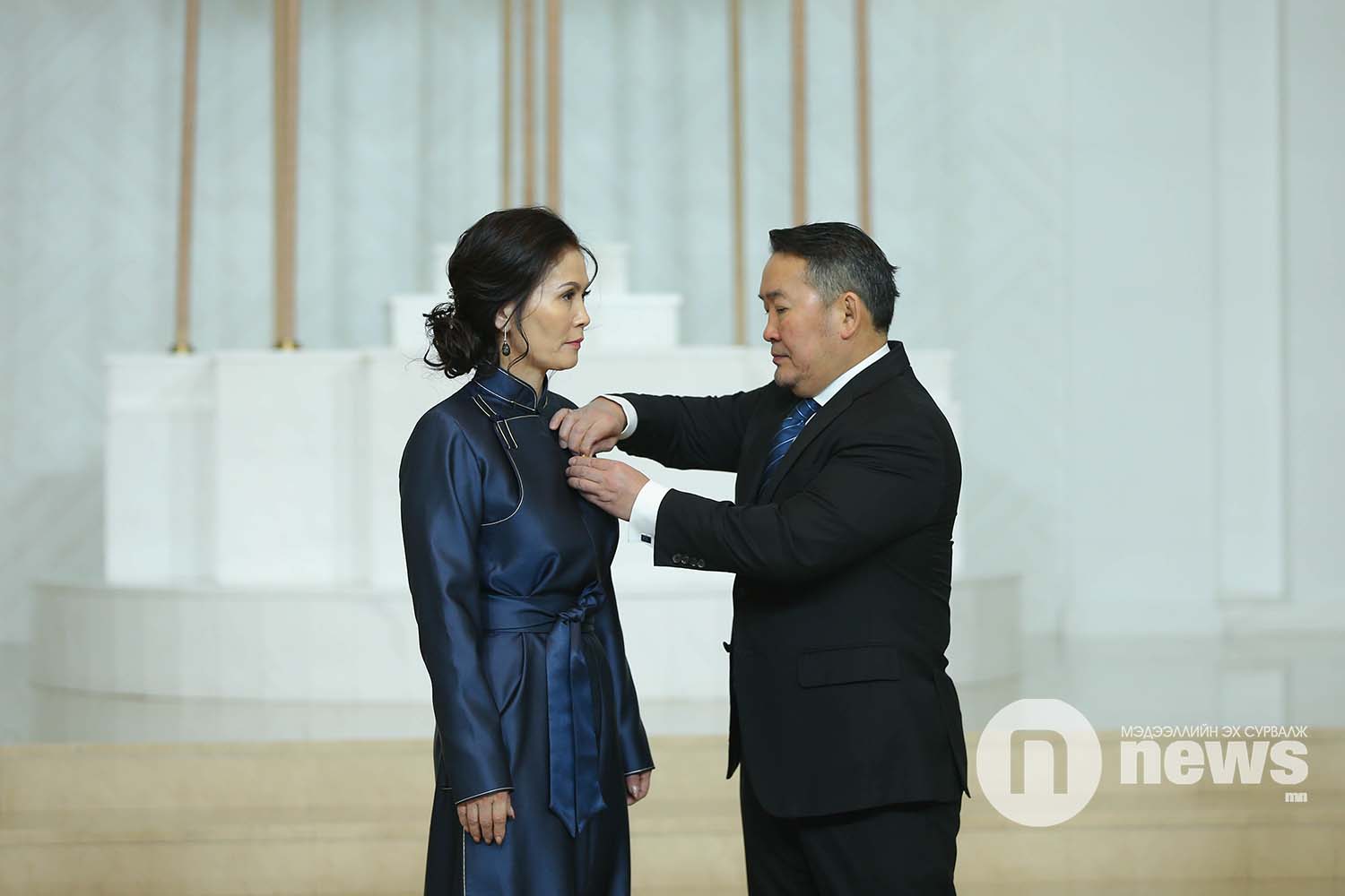Монгол Улсын Ерөнхийлөгчийн зарлигаар Төрийн дээд одон, медаль гардуулах ёслол (29)