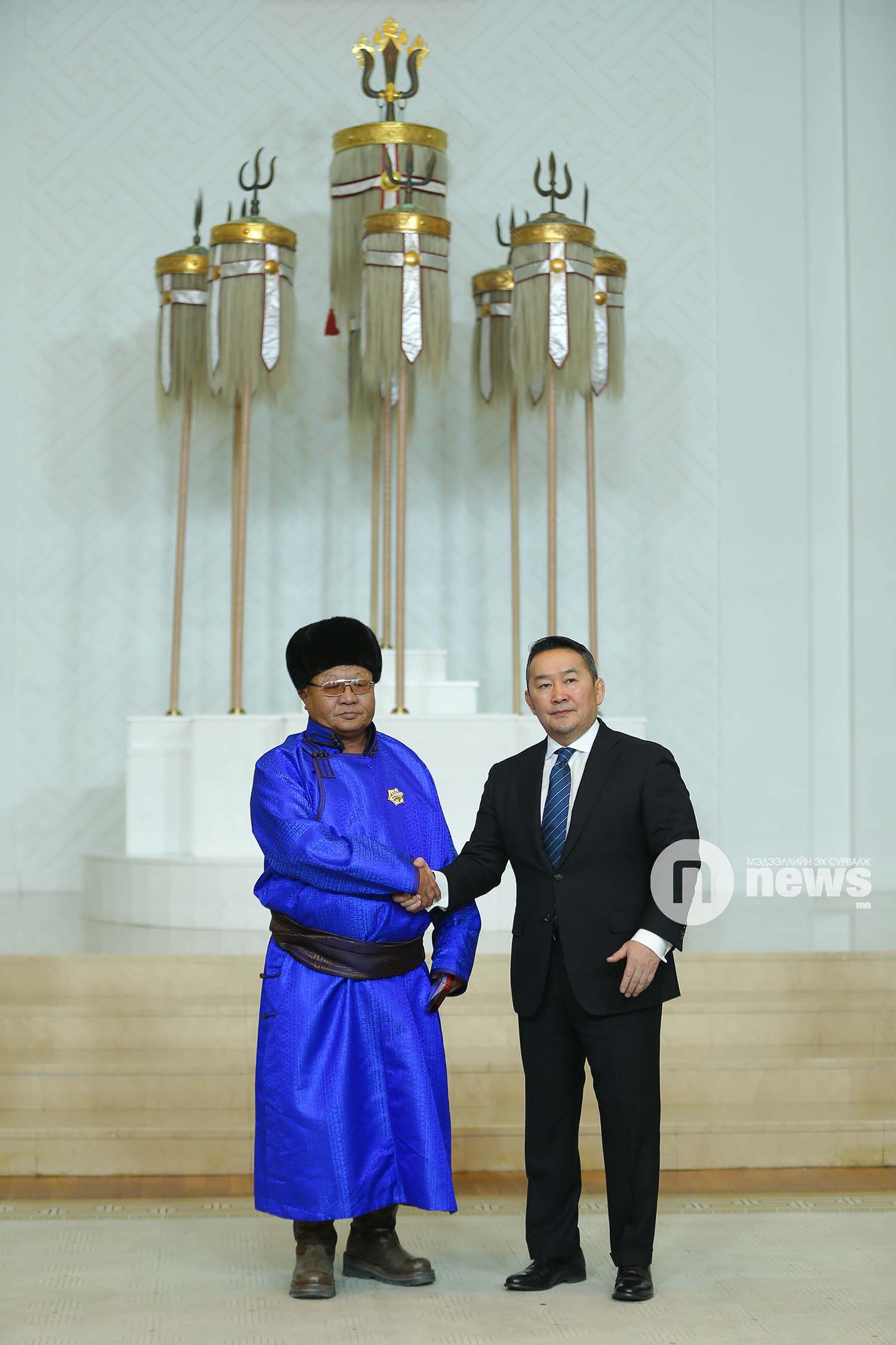 Монгол Улсын Ерөнхийлөгчийн зарлигаар Төрийн дээд одон, медаль гардуулах ёслол (34)