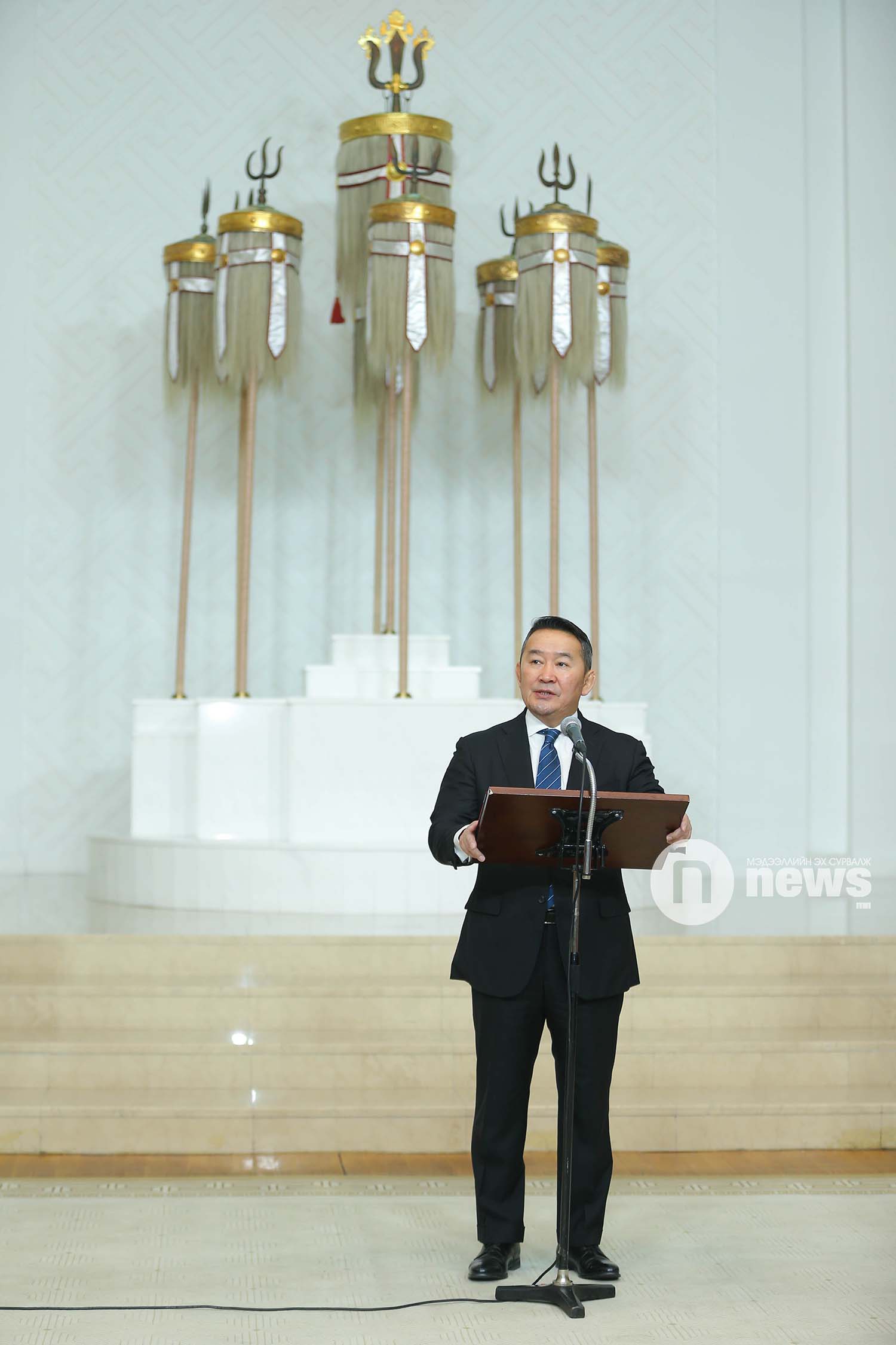 Монгол Улсын Ерөнхийлөгчийн зарлигаар Төрийн дээд одон, медаль гардуулах ёслол (35)