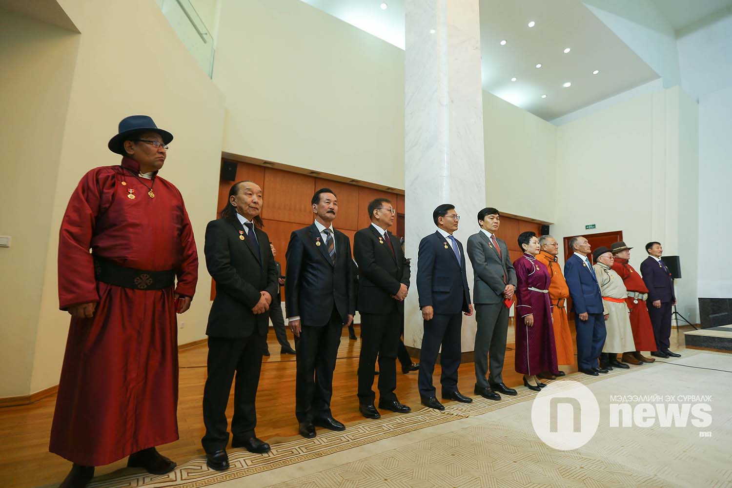 Монгол Улсын Ерөнхийлөгчийн зарлигаар Төрийн дээд одон, медаль гардуулах ёслол (37)