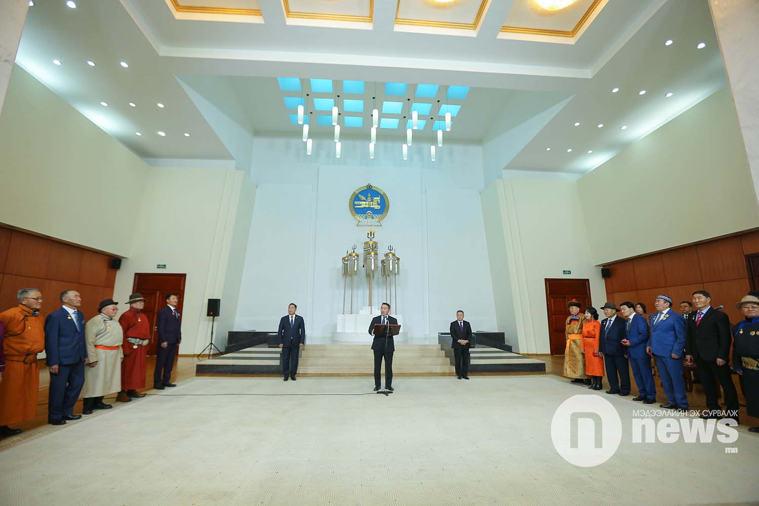 Монгол Улсын Ерөнхийлөгчийн зарлигаар Төрийн дээд одон, медаль гардуулах ёслол (39)