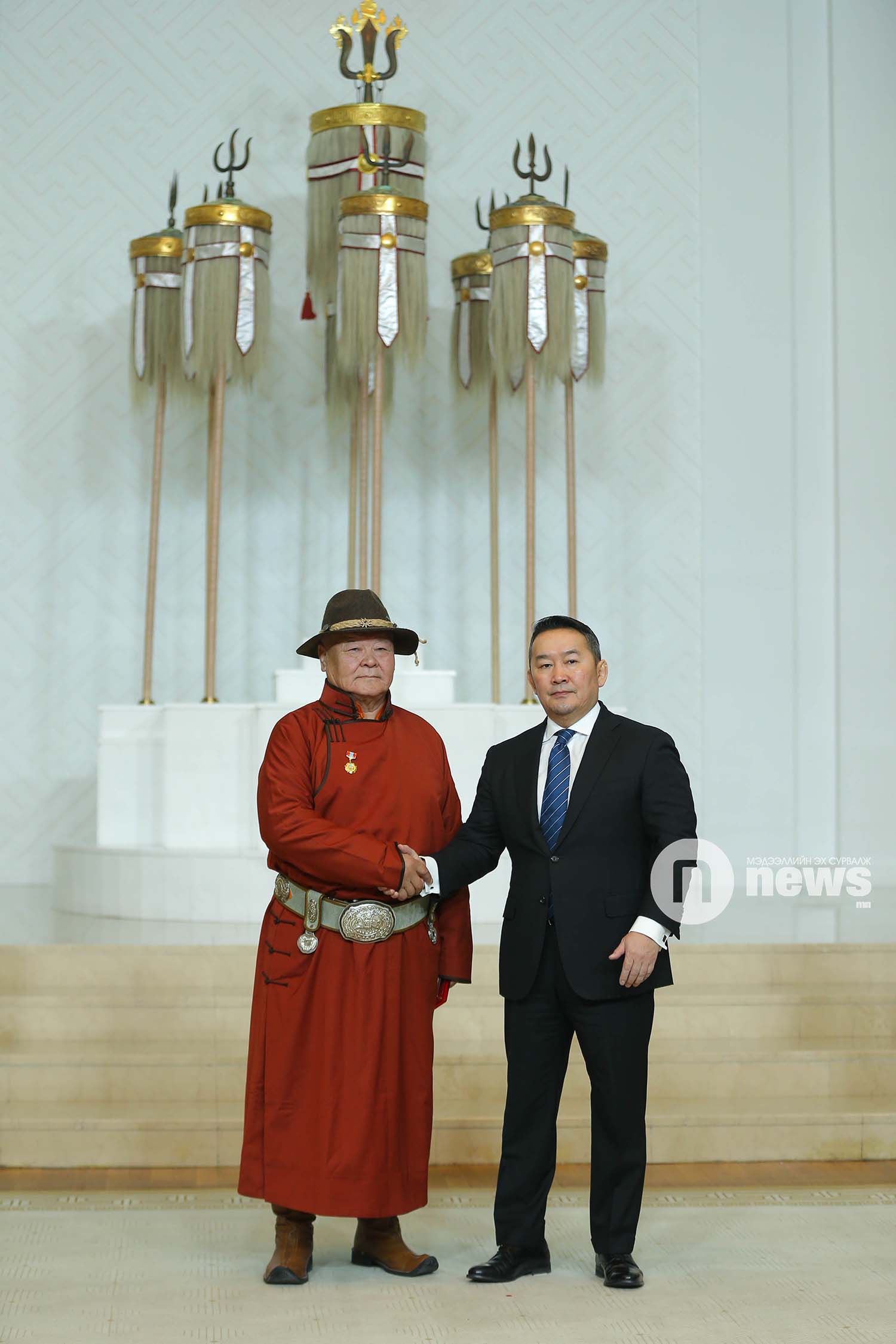 Монгол Улсын Ерөнхийлөгчийн зарлигаар Төрийн дээд одон, медаль гардуулах ёслол (47)