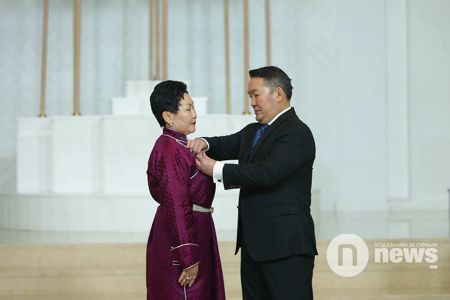 Монгол Улсын Ерөнхийлөгчийн зарлигаар Төрийн дээд одон, медаль гардуулах ёслол (54)