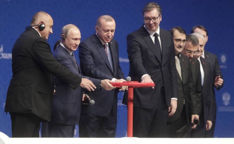 Путин, Эрдоган нар хий дамжуулах шинэ хоолойг нээв