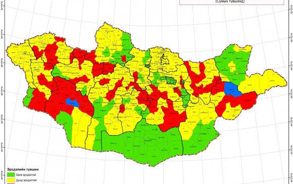 Говь-Алтай аймаг зудын өндөр эрсдэлтэй гарчээ