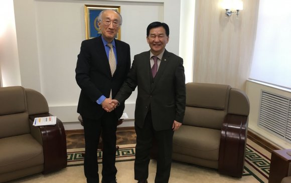 Эрчим хүчний сайд Япон улсын Сасакава Энх тайвны сангийн ерөнхийлөгч Н.Танакатай уулзлаа