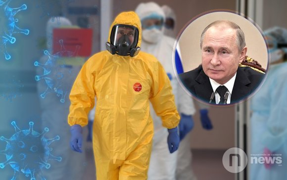 Путин халдвартай өвчтөнүүдийг эмчилж буй эмнэлэгт биечлэн зочилжээ