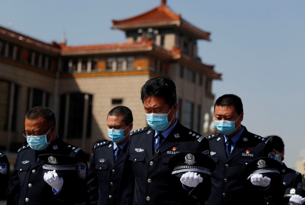 China mourns for coronavirus (COVID-19) victims on Qingming tomb sweeping festival