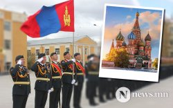 Парадад оролцох монгол цэргүүд Москвад бэлтгэлээ эхлүүллээ
