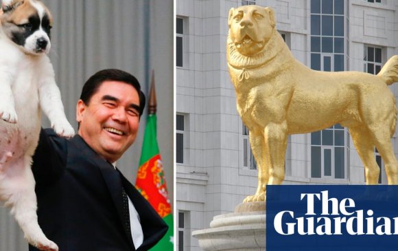 Туркменистаны Ерөнхийлөгч хотын төвдөө хоточ нохойн хөшөө босгов