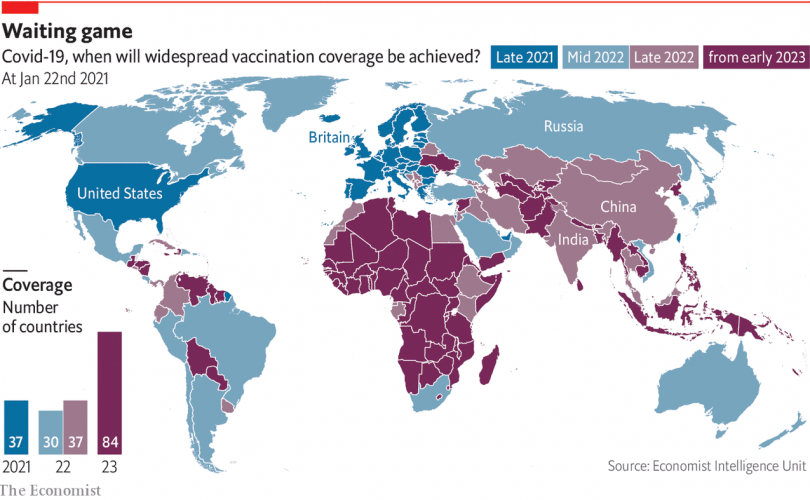 The Economist: Монгол 2022 оны сүүлчээр иргэдээ вакцинжуулж дуусна