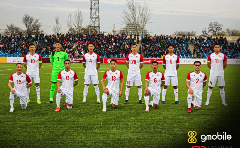 Монголын хөлбөмбөгийн шигшээ баг Тажикстаны талбайд хожигдов