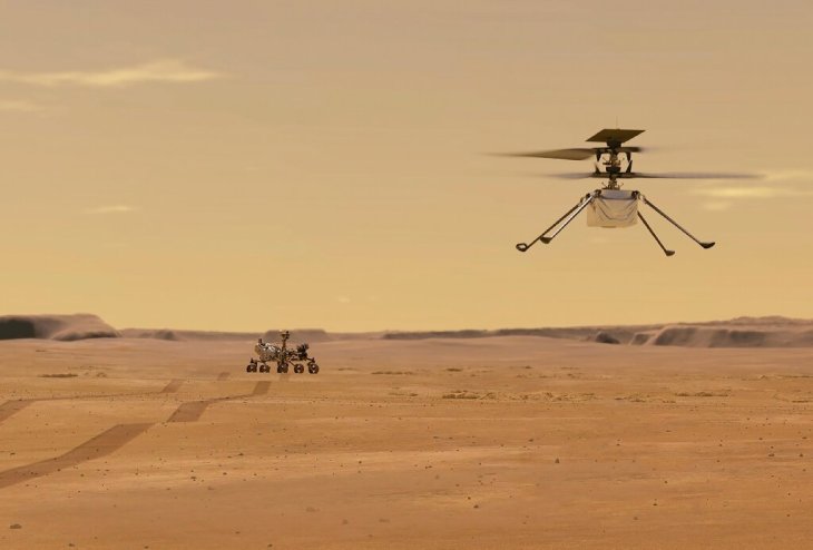 “NASA” Ангараг дээр анх удаа нисдэг аппарат хөөргөлөө