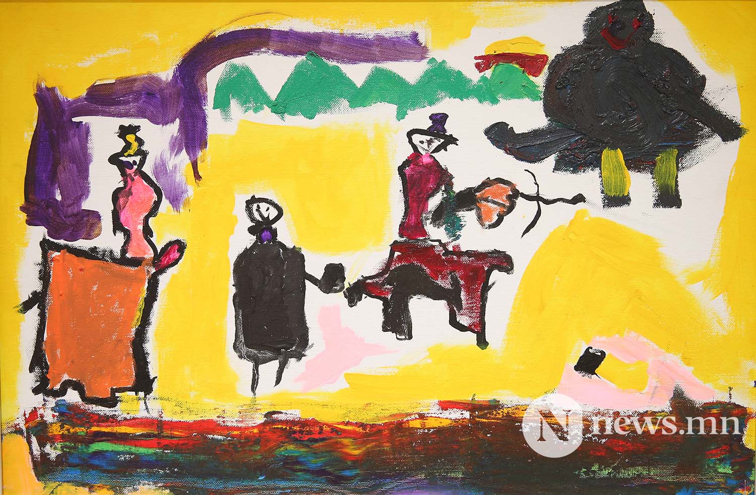 1-р байр Монгол АРТ галерей Хүүхдийн зургийн уралдаан (49)