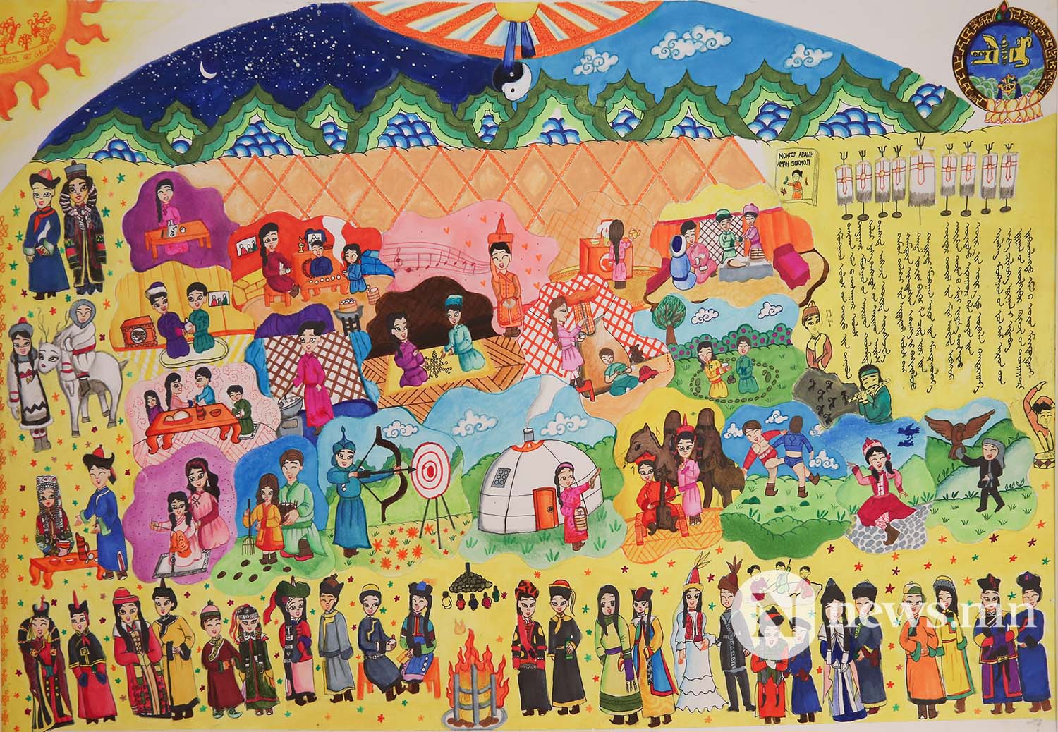 Монгол АРТ галерей Хүүхдийн зургийн уралдаан (11)