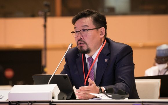 Монгол Улсын Их Хурлын дарга Г.Занданшатар панел хэлэлцүүлэгт үг хэлэв