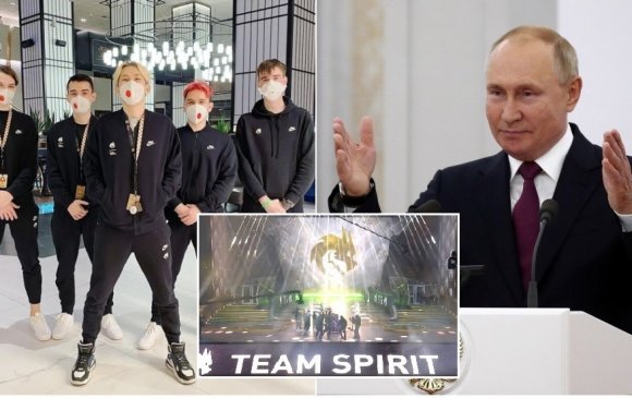 Путин "TI"-д түрүүлсэн "Spirit" багт баяр хүргэжээ